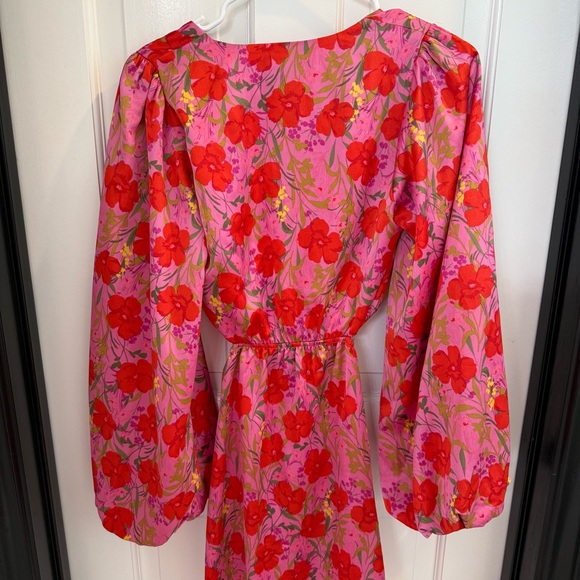 Show me your MuMu Red Floral Christina Dress size Xs - Picture 8 of 9
